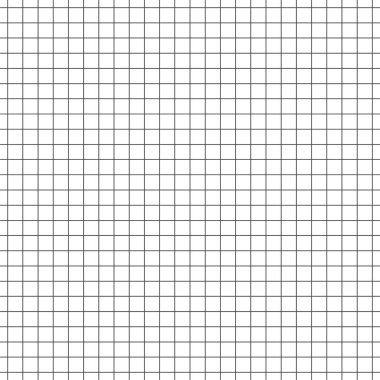 Soyut Siyah ve Beyaz Izgara Çizgili Geometrik Kusursuz Desen - Vektör illüstrasyonu