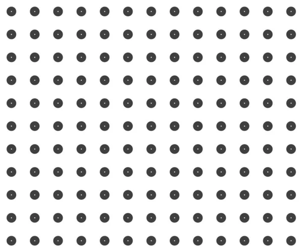 Modèle Pois Noir Blanc Vecteur Arrière Plan Onde Pois — Image vectorielle