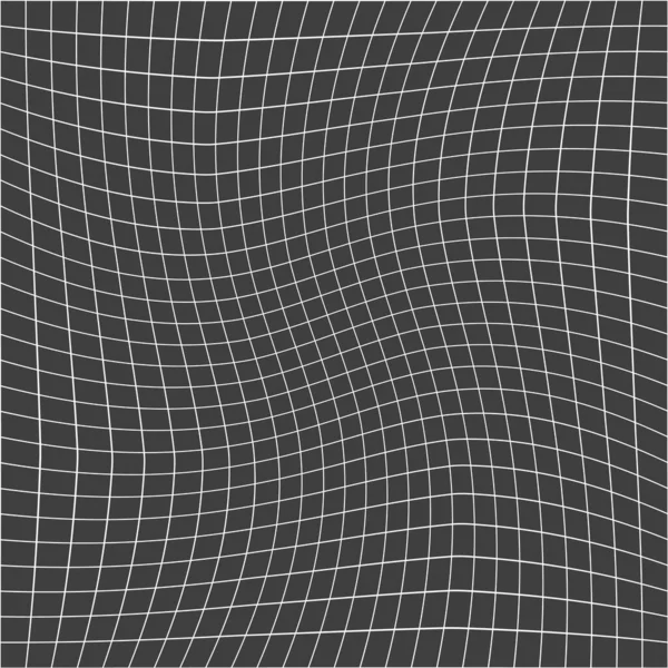 抽象黒と白のグリッドストライプ幾何学的なシームレスなパターン ベクトル図 — ストックベクタ