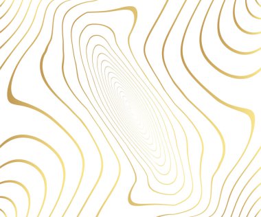 Altın rengi mermer mermer desenli, üzerinde altın dalga çizgileri olan. Soyut arkaplan, vektör illüstrasyonu