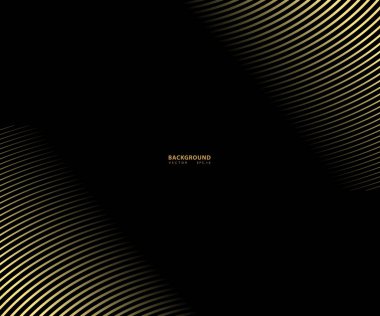 Çizgili altın desen, soyut eğri büğrü Çapraz Çizgili Arka plan, dalgalı çizgi dokusu. İş tasarımınız için yepyeni bir tarz, fikirleriniz için vektör şablonu