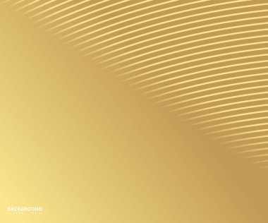 Çizgili altın desen, soyut eğri büğrü Çapraz Çizgili Arka plan, dalgalı çizgi dokusu. İş tasarımınız için yepyeni bir tarz, fikirleriniz için vektör şablonu