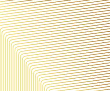 Çizgili altın desen, soyut eğri büğrü Çapraz Çizgili Arka plan, dalgalı çizgi dokusu. İş tasarımınız için yepyeni bir tarz, fikirleriniz için vektör şablonu