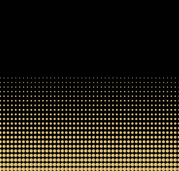 抽象的な半金の点線の背景 未来的なグランジパターンドット波 ポスター サイト カバー ラベルモックアップ ヴィンテージレイアウトのためのベクトル現代の光ポップアートテクスチャ — ストックベクタ