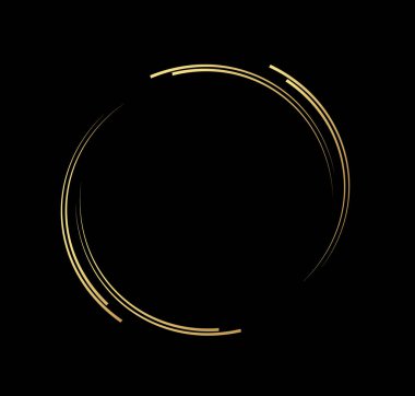 Çember Biçiminde Soyut Çizgiler, Tasarım elemanı, Geometrik şekil, Görüntü için Çizgili sınır çerçevesi, Teknoloji Yuvarlak Logosu, Spiral Vektör İllüstrasyonu