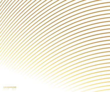 Çizgili altın desen, soyut eğri büğrü Çapraz Çizgili Arka plan, dalgalı çizgi dokusu. İş tasarımınız için yepyeni bir tarz, fikirleriniz için vektör şablonu