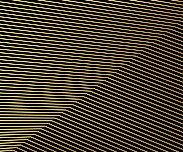 Abstrakter Goldhintergrund Vektorvorlage Für Ihre Ideen Monochromatische Linienstruktur — Stockvektor