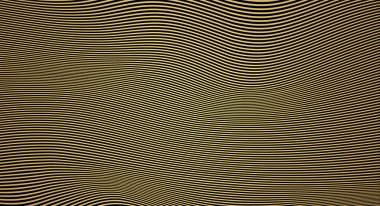 Soyut altın rengi lüks dalga arkaplanı. Tasarımınız için basit bir doku. gradyan arkaplan. Web siteleri, posterler, afişler, EPS10 vektörü için modern dekorasyon