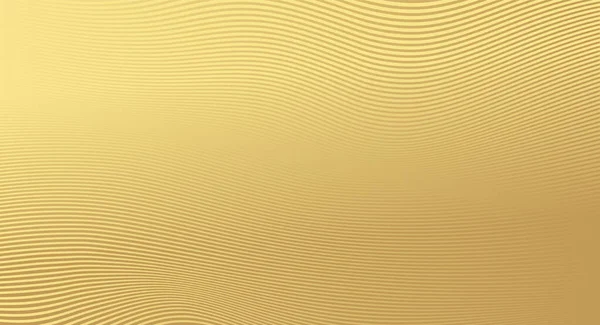 抽象的な金の豪華な波線の背景 あなたのデザインのための簡単なテクスチャ グラデーションの背景 ウェブサイト ポスター バナー Eps10ベクトルのための現代的な装飾 — ストックベクタ