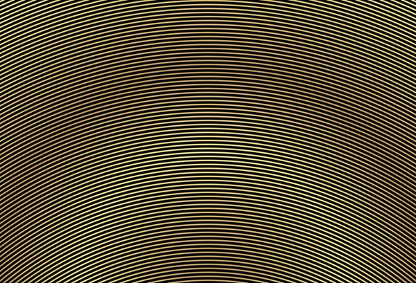 抽象金色の縦縞の背景を歪めました ベクトル曲線ツイストスランティング 波線のテクスチャ あなたのビジネスデザインのための真新しいスタイル — ストックベクタ