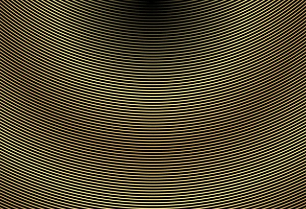 Abstraktní Zlatá Barva Pokřivené Diagonální Pruhované Pozadí Vektorové Křivolaké Křivolaké — Stockový vektor