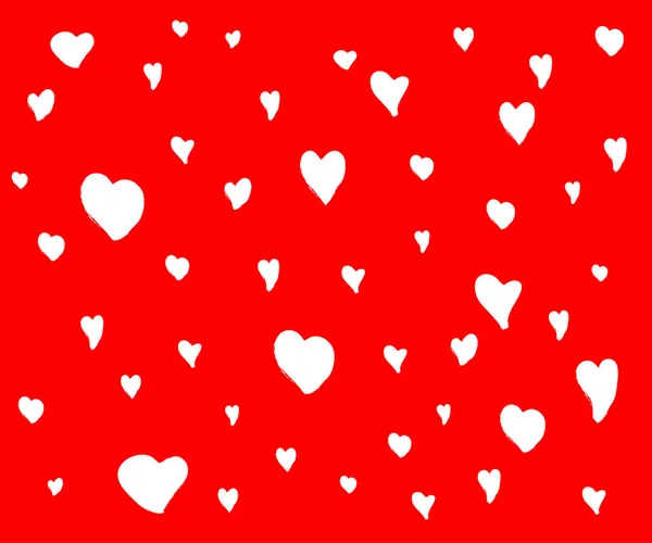 Marco Forma Corazón Vectorial Con Pintura Pincel Fondo Amor Diseño — Archivo Imágenes Vectoriales