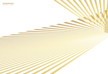 Soyut altın rengi çarpık Çapraz Çizgili Arka plan. Vektör eğimli eğimli, dalgalı çizgi dokusu. İş tasarımınız için yepyeni bir tarz.