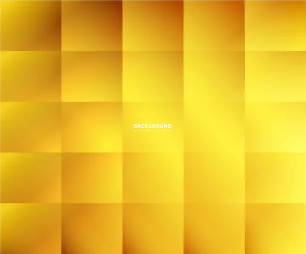 Zlatá Barva Abstraktní Čtverce Pozadí Web Design Blahopřání Šťastný Nový — Stockový vektor