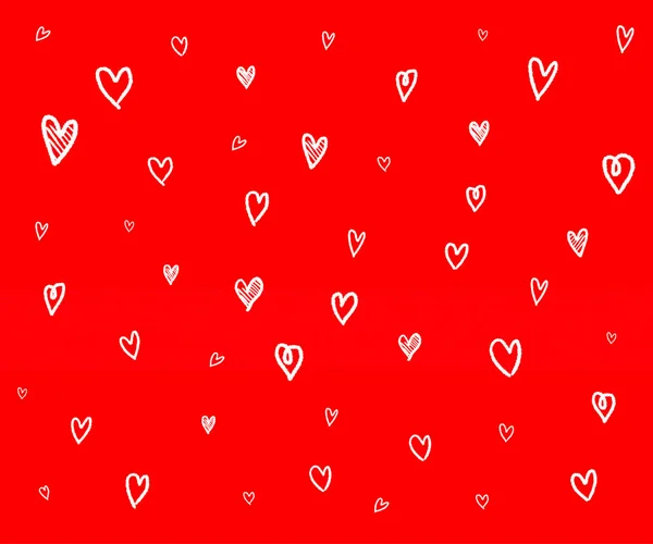 Vektor Tvar Srdce Rám Štětcem Malba Izolované Pozadí Ručně Kreslený — Stockový vektor