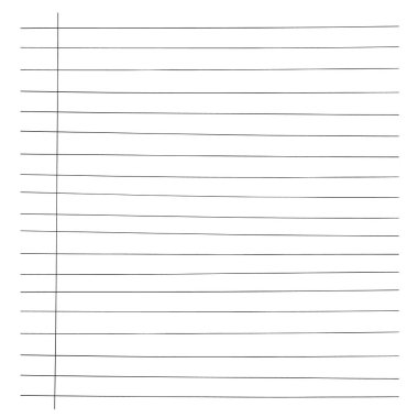 Boş beyaz çalışma kâğıdı, kare kağıt, el çizimi tasarım, Vector EPS 10 illüstrasyon