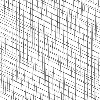 Elle çizilmiş soyut desenler, elle çizilmiş çizgiler, vuruşlar. Vektör grunge fırçaları seti. Dalgalı çizgili, Vektör EPS 10 illüstrasyon