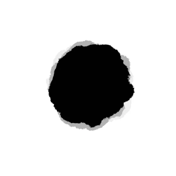 Векторная Гранж Черная Краска Чернильная Кисть Кисть Грязный Элемент Художественного — стоковый вектор