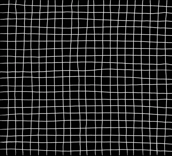 Abstrakt Blankes Weißes Arbeitsblatt Quadratisches Papier Handgezeichnetes Design Gittergestreifte Geometrische — Stockvektor