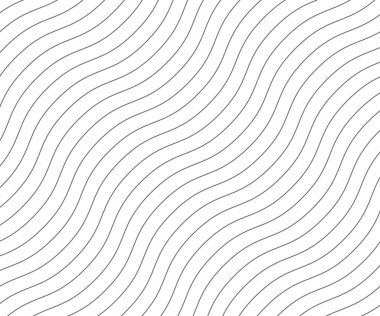 Basit dalgasız dalga çizgisi, düz desen, siyah & beyaz, web tasarımı, tebrik kartı, tekstil, teknoloji arka planı, Eps 10 vektör çizimi