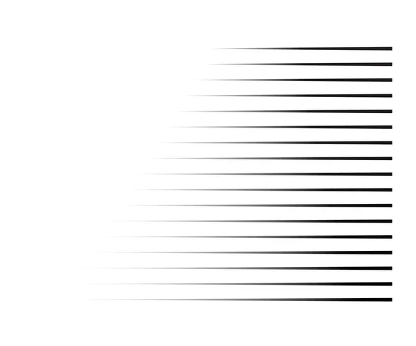 スピードラインフライング粒子シームレスパターン ファイトスタンプ漫画のグラフィックテクスチャ 漫画の本のスピード白の背景に水平線 — ストックベクタ