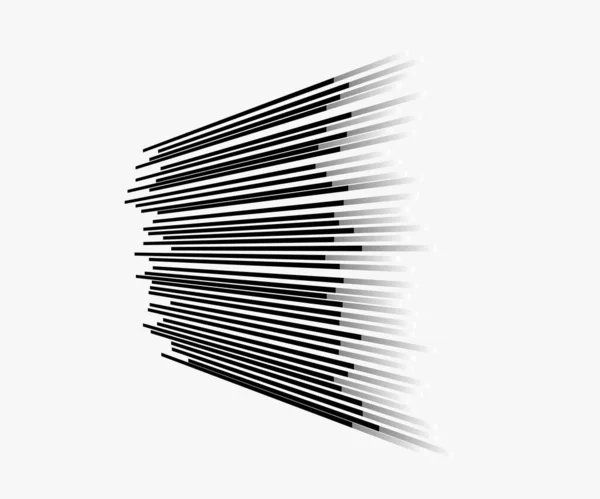 Lignes Vitesse Motif Particules Volantes Timbre Combat Texture Graphique Manga — Image vectorielle