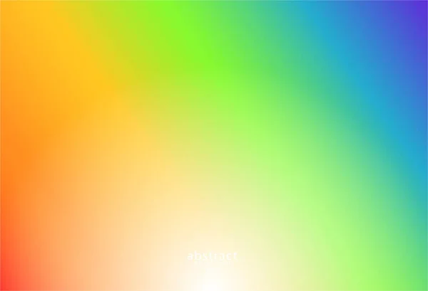 Abstracte Wazig Gradiënt Mesh Achtergrond Heldere Regenboog Kleuren Kleurrijke Zachte — Stockvector