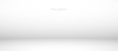 Boş gradyan stüdyo odası arka planı. Yaratıcı projeniz olan Vektör illüstrasyonu EPS 10 için telif alanı ile fon ışığı içereName