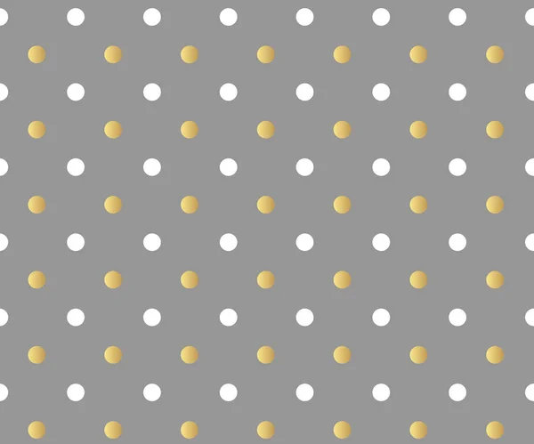 Gold Polka Dots Pattern Colorful Holiday Background Vector Abstract Background — Stock Vector