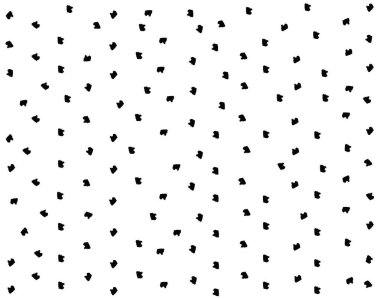 Farklı grunge ile el çizimleri ile kusursuz desen. Arka planda izole. İllüstrasyon - Vektör