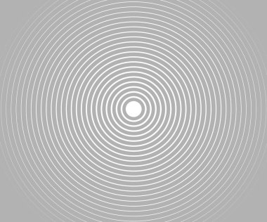 Soyut yuvarlak desenli siyah-beyaz renk halka. Ses dalgası için soyut vektör illüstrasyonuName.