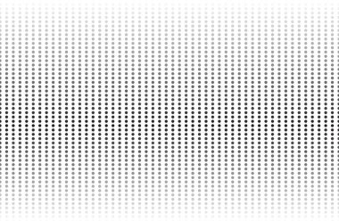 Klasik siyah-beyaz benek desenli arka plan. Arkaplan, posterler, kartlar, duvar kağıtları, arkaplanlar, paneller için tasarım ögesi - Vektör illüstrasyonu