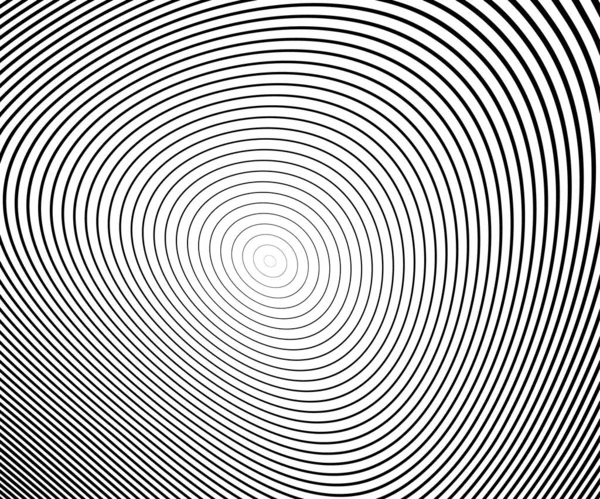摘要圆形图案黑白色环 单色图形的矢量抽象图解 — 图库矢量图片