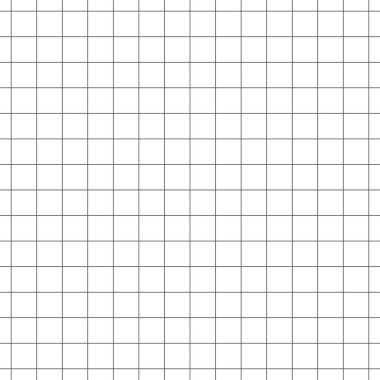 Soyut Siyah ve Beyaz Izgara Çizgili Geometrik Kusursuz Desen - Vektör illüstrasyonu