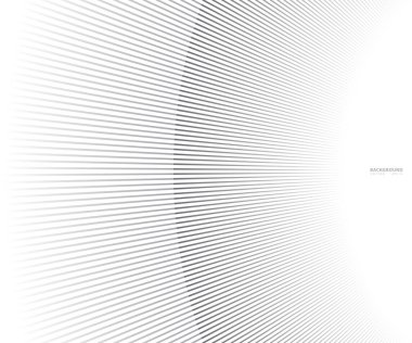 Fikirleriniz için soyut gri beyaz dalgalar ve çizgi desenleri, şablon arkaplan dokusu - Vektör illüstrasyonu