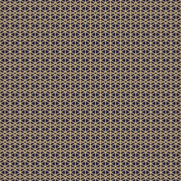 Abstract Geometrisch Goud Grafisch Ontwerp Print Halve Toon Driehoek Patroon — Stockvector