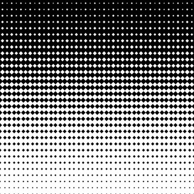 Soyut geometrik siyah ve beyaz grafik tasarım yarım ton üçgen desen. Arkaplan, posterler, kartlar, duvar kağıtları, arkaplanlar, paneller için tasarım ögesi - Vektör illüstrasyonu