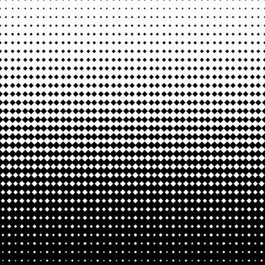 Soyut geometrik siyah ve beyaz grafik tasarım yarım ton üçgen desen. Arkaplan, posterler, kartlar, duvar kağıtları, arkaplanlar, paneller için tasarım ögesi - Vektör illüstrasyonu