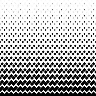 Soyut geometrik siyah ve beyaz grafik tasarım yarım ton üçgen desen. Arkaplan, posterler, kartlar, duvar kağıtları, arkaplanlar, paneller için tasarım ögesi - Vektör illüstrasyonu