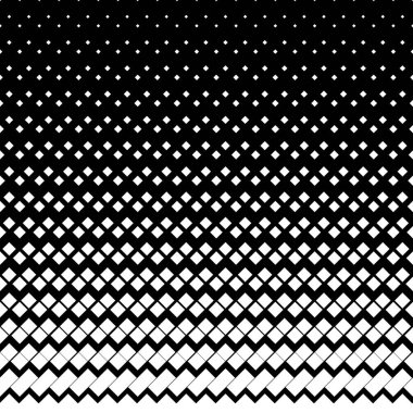 Soyut geometrik siyah ve beyaz grafik tasarım yarım ton üçgen desen. Arkaplan, posterler, kartlar, duvar kağıtları, arkaplanlar, paneller için tasarım ögesi - Vektör illüstrasyonu