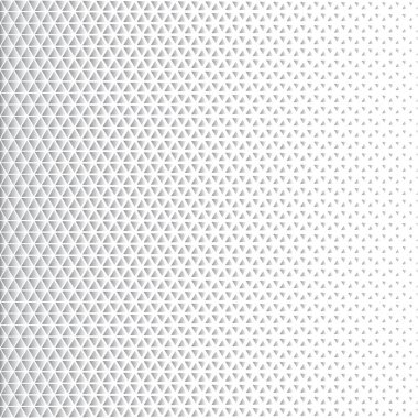 Soyut geometrik altın grafik tasarım yarım ton üçgen desen. Arkaplan, posterler, kartlar, duvar kağıtları, arkaplanlar, paneller için tasarım ögesi - Vektör illüstrasyonu