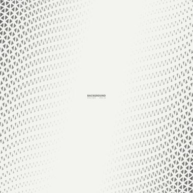 Soyut geometrik altın grafik tasarım yarım ton üçgen desen. Arkaplan, posterler, kartlar, duvar kağıtları, arkaplanlar, paneller için tasarım ögesi - Vektör illüstrasyonu