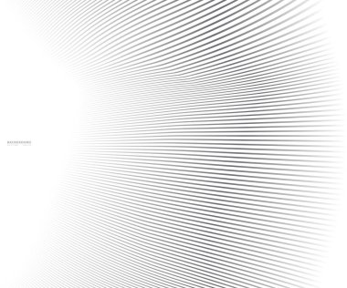 Fikirleriniz için soyut gri beyaz dalgalar ve çizgi desenleri, şablon arkaplan dokusu - Vektör illüstrasyonu