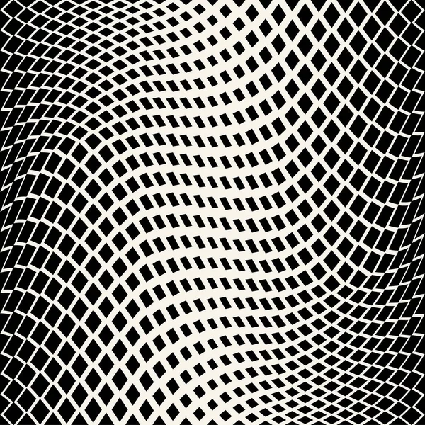 Abstract Geometrisch Zwart Wit Grafisch Ontwerp Print Halftoon Driehoekig Patroon — Stockvector