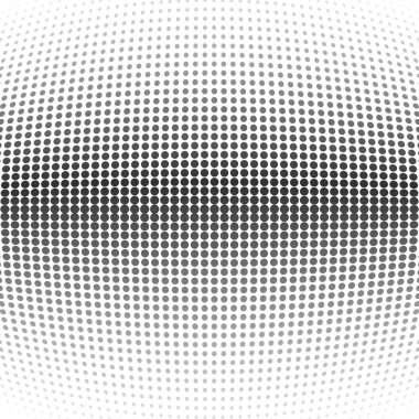 Soyut yarım ton noktalı arkaplan. Gelecekçi grunge deseni, nokta, dalga. Posterler, siteler, kartvizitler, kapaklar, etiketler için modern optik pop sanat dokusu