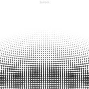 Soyut yarım ton noktalı arkaplan. Gelecekçi grunge deseni, nokta, dalga. Posterler, siteler, kartvizitler, kapaklar, etiketler için modern optik pop sanat dokusu