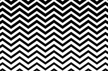 Siyah ve beyaz zigzag sembolü. Basit ve modern vintage arka plan. Web tasarımı, tebrik kartı, tekstil, Eps 10 vektör illüstrasyonu