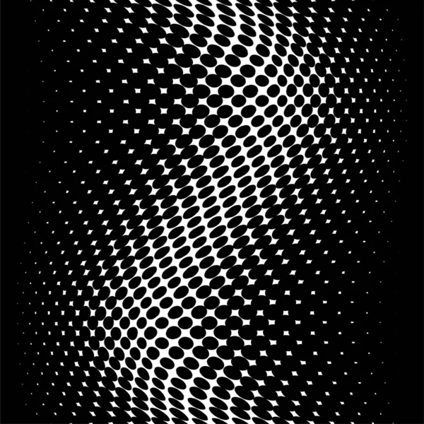Αφηρημένη Halftone Διάστικτη Φόντο Φουτουριστικό Σχέδιο Grunge Dot Κύμα Διάνυσμα — Διανυσματικό Αρχείο