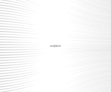 Soyut arkaplan, fikirleriniz için vektör şablonu, monokromatik çizgi dokusu, dalgalı çizgi dokusu