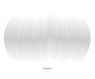 Soyut arkaplan, fikirleriniz için vektör şablonu, monokromatik çizgi dokusu, dalgalı çizgi dokusu